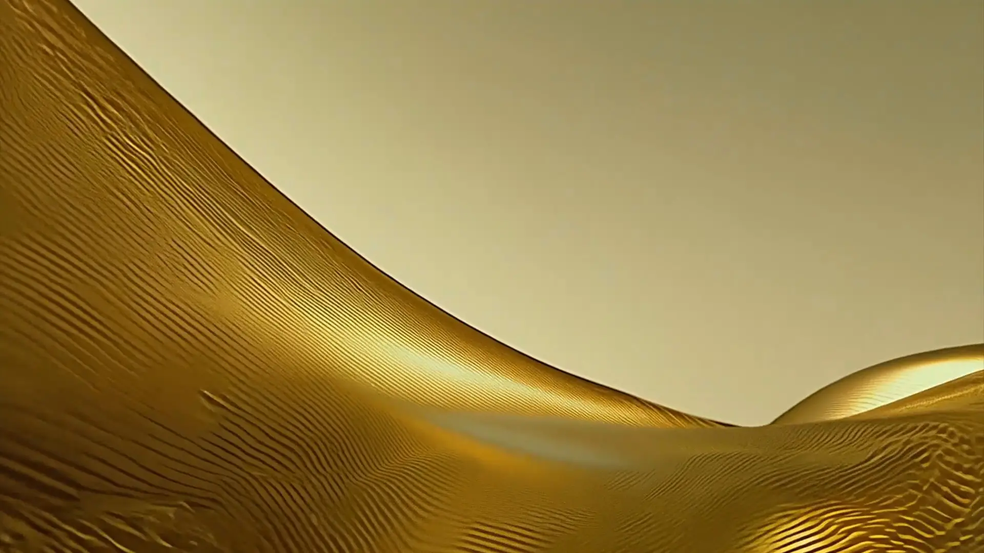 Golden Wave Luxurious Background for Title and Logo Animation